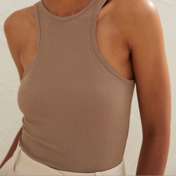 H&M High Neck Tank Top In Light Green! - Picture 4 of 6